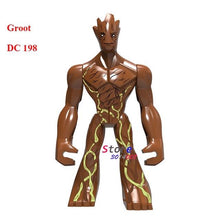 Single Sale Large Big Size Super Heroes Thanos Bane Hulk Venom Ironman  Ninja Dogshank Building Blocks Toys for children