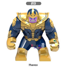 Single Sale Large Big Size Super Heroes Thanos Bane Hulk Venom Ironman  Ninja Dogshank Building Blocks Toys for children