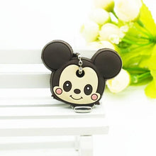 2018  New Anime hello kitty Cartoon Garfield Key Cover cute Garfield  Mario Keychain Marvel Silicone Holder minie key Ring