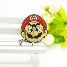 2018  New Anime hello kitty Cartoon Garfield Key Cover cute Garfield  Mario Keychain Marvel Silicone Holder minie key Ring