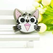 2018  New Anime hello kitty Cartoon Garfield Key Cover cute Garfield  Mario Keychain Marvel Silicone Holder minie key Ring