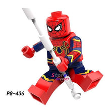 Single marvel Avengers Infinity War Erik Killmonger Superman El Dorado Lobo Spiderman Boomer Ang building block toy for children