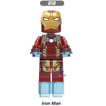 Single marvel Avengers Infinity War Erik Killmonger Superman El Dorado Lobo Spiderman Boomer Ang building block toy for children