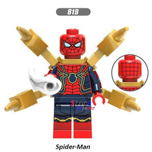 Single marvel Avengers Infinity War Erik Killmonger Superman El Dorado Lobo Spiderman Boomer Ang building block toy for children
