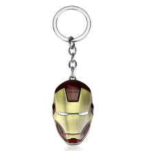 Marvel Avengers Thor's Hammer Mjolnir Keychain Captain America Shield Hulk Batman Mask KeyChain Keyrings Drop Shipping Wholesale
