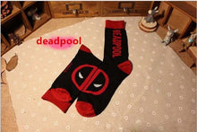 Marvel Comics Hero Knee-High Sock Iron Man Captain America The Hulk Batman Superman Spiderman Cartoon Pattern Casual Sock