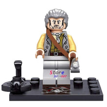Single Captain Pirates of The Caribbean Jack Sparrow Elizabeth Mermaid David building blocks models bricks toys for children kit