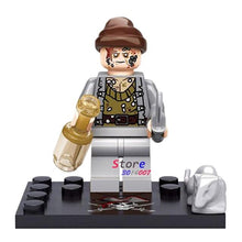 Single Captain Pirates of The Caribbean Jack Sparrow Elizabeth Mermaid David building blocks models bricks toys for children kit
