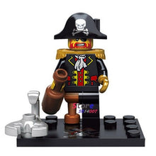 Single Captain Pirates of The Caribbean Jack Sparrow Elizabeth Mermaid David building blocks models bricks toys for children kit