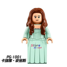 Single Captain Pirates of The Caribbean Jack Sparrow Elizabeth Mermaid David building blocks models bricks toys for children kit