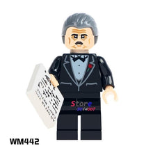 Single Bruce Lee Charlie Chaplin Donald Trump Michael Jackson Miyazaki Hayao Beckham building blocks bricks toys for children
