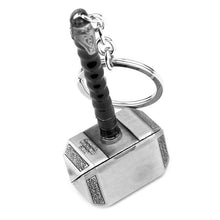 Marvel Avengers Thor's Hammer Mjolnir Keychain Captain America Shield Hulk Batman Mask KeyChain Keyrings Drop Shipping Wholesale