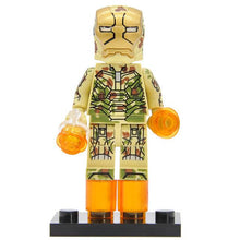 Single Sale Marvel Iron Man Figure Building Blocks Super Hero Avengers Set Models Bricks Toys D0160-0168