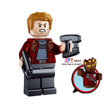 Single super heroes marvel Guardians of the Galaxy Vol. 2 Rocket  Yondu building blocks toys for children kit brinquedos