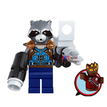 Single super heroes marvel Guardians of the Galaxy Vol. 2 Rocket  Yondu building blocks toys for children kit brinquedos