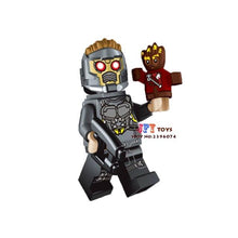 Single super heroes marvel Guardians of the Galaxy Vol. 2 Rocket  Yondu building blocks toys for children kit brinquedos