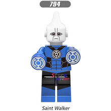 Single Super Hero Green White Lantern Lgdigo Black Hand Saint Walker Jessica Cruz Lex Luthor building blocks toy for children