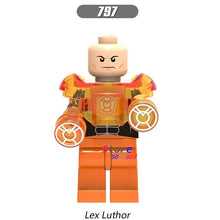 Single Super Hero Green White Lantern Lgdigo Black Hand Saint Walker Jessica Cruz Lex Luthor building blocks toy for children