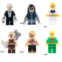 Single super hero Wolverine Movie Logan X-man X-23 Laura Kinney Iron Fist he-Man building blocks models toys for children kits