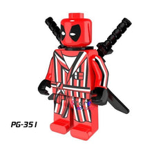 Single Space Batman Vixen Iron Spider-Man Ronald McDonald with Joker Face building blocks models bricks toys for children kits