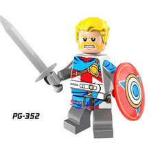 Single Space Batman Vixen Iron Spider-Man Ronald McDonald with Joker Face building blocks models bricks toys for children kits