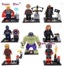 8pcs star wars super heroes marvel The Avengers 2 Age of Ultron building blocks action  set model bricks toys for children