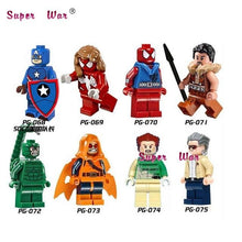 8pcs star wars super heroes marvel The Avengers 2 Age of Ultron building blocks action  set model bricks toys for children