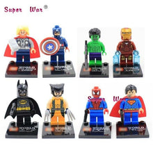 8pcs star wars super heroes marvel The Avengers 2 Age of Ultron building blocks action  set model bricks toys for children