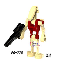 Single Star Wars Rogue One Combat Robot Doath Storm Trooper Battle Droid RO-GR Super Figure building block toys for children