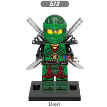 Single Star wars super hero Lloyd Green Ninja Gold Sword weapons building blocks models bricks hobby toys for children kits gift