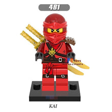 Single Star wars super hero Lloyd Green Ninja Gold Sword weapons building blocks models bricks hobby toys for children kits gift