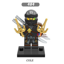 Single Star wars super hero Lloyd Green Ninja Gold Sword weapons building blocks models bricks hobby toys for children kits gift