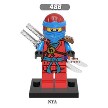 Single Star wars super hero Lloyd Green Ninja Gold Sword weapons building blocks models bricks hobby toys for children kits gift