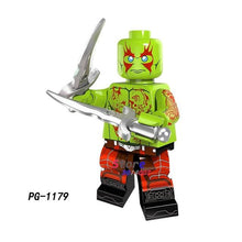 Single Super Hero Marvel Vance Astro Black Widow Heracles Adam Warlock Gamora Amora Wrecker building blocks toy for children