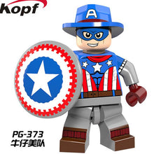 Single Sale Super Heroes X-Men Panther Batman Jubilee Marvel Cowboys America Red Flash Clayface Building Blocks Kids Toys PG8088