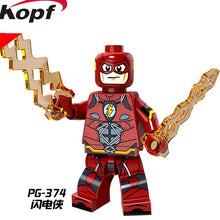Single Sale Super Heroes X-Men Panther Batman Jubilee Marvel Cowboys America Red Flash Clayface Building Blocks Kids Toys PG8088
