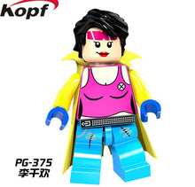 Single Sale Super Heroes X-Men Panther Batman Jubilee Marvel Cowboys America Red Flash Clayface Building Blocks Kids Toys PG8088