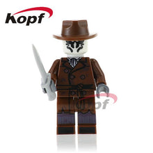 Single Sale Super Heroes X-Men Panther Batman Jubilee Marvel Cowboys America Red Flash Clayface Building Blocks Kids Toys PG8088