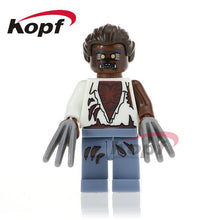 Single Sale Super Heroes X-Men Panther Batman Jubilee Marvel Cowboys America Red Flash Clayface Building Blocks Kids Toys PG8088