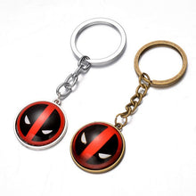 Hot Marvel Hero X-Men Deadpool Pendant Key Chain Ring Holder Trinket  2 colors Metal Keychain Cosplay Jewelry free shipping